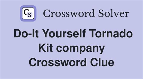 Cartoon company that sells tornado seeds crossword clue - Find the latest crossword clues from New York Times Crosswords, LA Times Crosswords and many more. Enter Given Clue. Number of Letters (Optional) ... Cartoon company that sells Tornado Seeds 2% 9 PORTFOLIO: Case for pilot flying Tornado, ultimately 2% 5 ACTOF __ God: tornado, e.g 2% ...